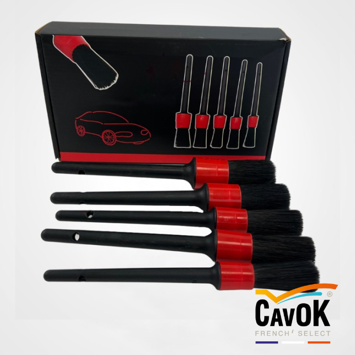 Lot de 5 pinceaux jantes