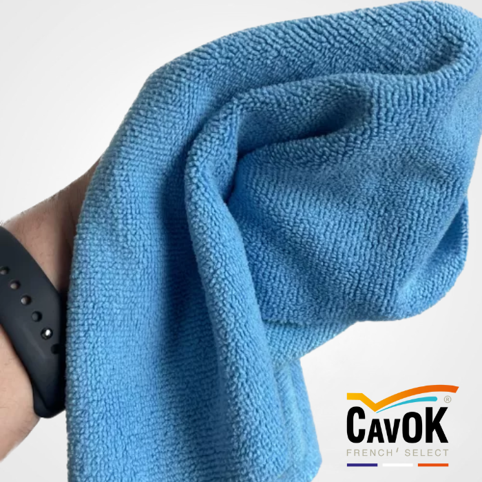 15 Micro Fibre Haut de gamme 40x40 Bleu.