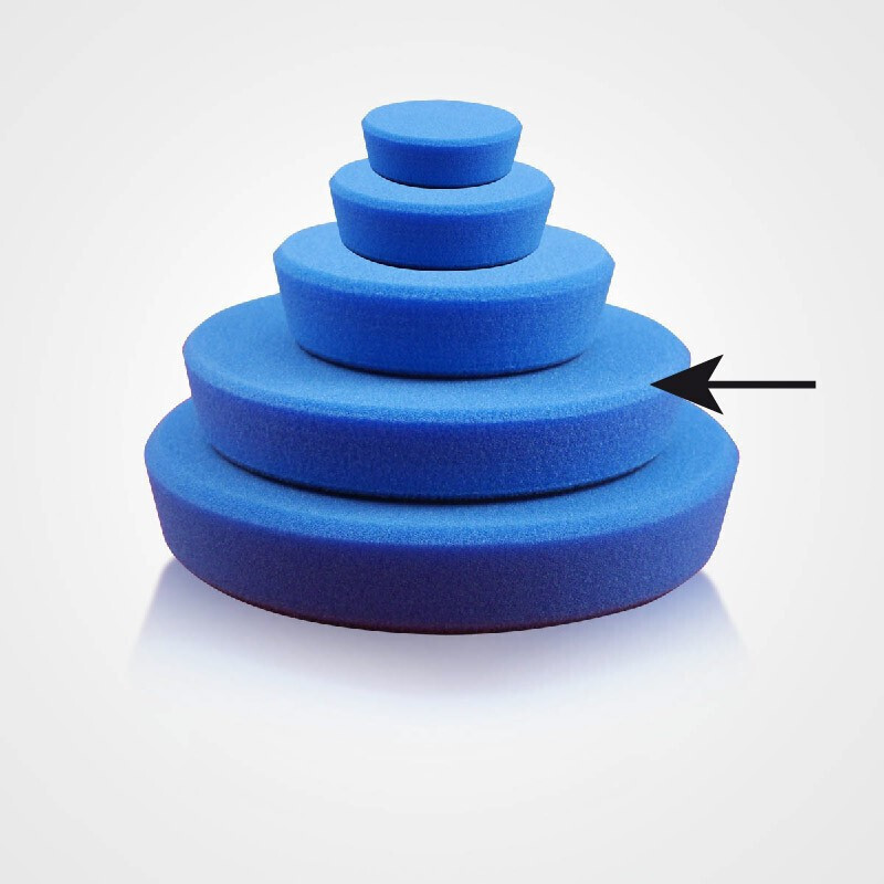 Mousse A7 H Bleue 125MM circulaire 1 pièce